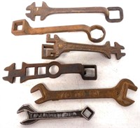 lot of 6 wrenches: Idea, Planet JR cutout