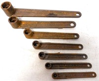 lot of 7 T B Wood's wrenches
