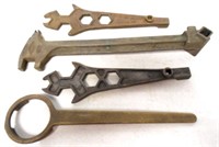 lot of 4 wrenches: Alex Milburn, Ampco