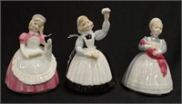 Three vintage Royal Doulton figures