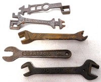 lot of 5 wrenches Ideal, Duraspeed & others