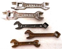 lot of 5 Planet JR wrenches