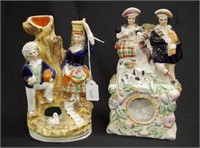 Two Victorian Staffordshire figures