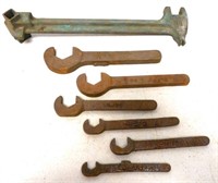 lot of 7 wrenches Ampco & others