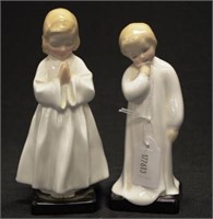 Two Royal Doulton 'Darling' & 'Bedtime' figures