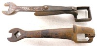 Lot of 2 wrenches one marked Getmans