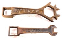 Lot of 2 wrenches possibly for buggies