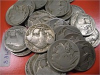 25 Buffalo Nickels