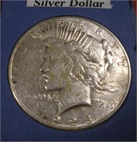 1928*S- US Silver Peace Dollar
