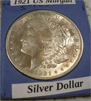 1921-US Morgan Silver Dollar