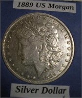 1889*O- US Morgan Silver Dollar