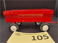 Ertl Red Metal Wagon Model