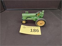 John Deere Model A Narrow-Front Tractor w/ man
