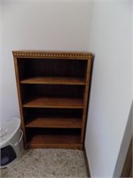 wooden book shelves