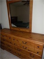 Dresser and mirror