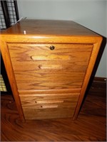 wood file cabinet