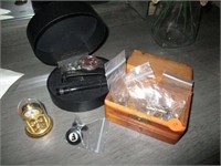 Mens watch, cufflinks, and misc items.