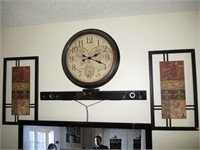 Decorative Clock and matching wall hangings