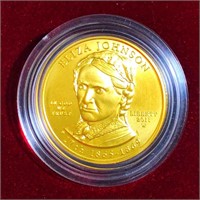 2011-W $10 Eliza Johnson Gold Coin 1/2Oz UNC