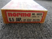 AMMO-NORMA 6.5 JAP BOX OF 20