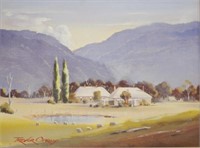 Trevor Opray (1949 - ) Rural Homestead