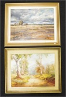 Two framed Australian Landscapes