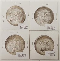 Four Isle Of Man 1976 Crowns