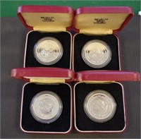 Sierra leone silver proof coins 1964-1974