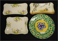 Four various Royal Doulton serving plates