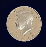 2004-S PROOF Kennedy Half Dollar Coin