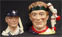 Two various Royal Doulton character jugs