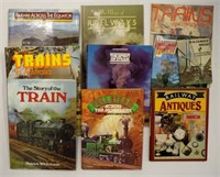 Quantity of books and journals about trains