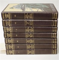 Set of seven volumes 'Lands & Peoples'