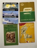Four military interest books