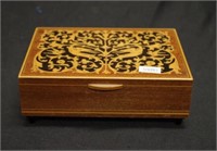 Continental wooden music box