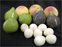Box of various stone fruit