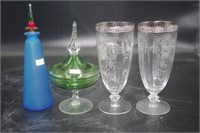 Collection of Studio glass ware