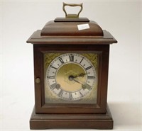 German wood cased mantel clock