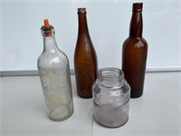 4 x Collectable Bottles Including Hoadleys