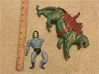 1980's Skeletor & Battle Cat Auction Figures