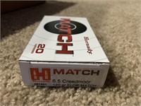 6.5 Creedmoor, 120 gr. ELD Match (20 Rounds)