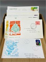44 Canadian first day covers - Christmas