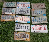 Indiana License Plates From The 90's