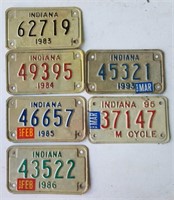 Indiana Motorcycle License Plates