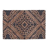 Cypress Charcoal/Rust 2 ft. x 3 ft. Medallion Rug