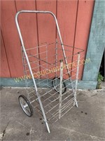 Metal rolling utility cart