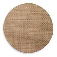 (2) - Bistro Woven Vinyl Placemat in Natural