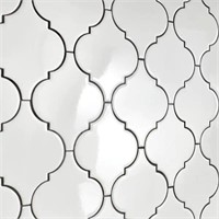 LuxeCraft White Wall Tile 40 sq ft