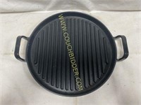 Enamel coded cast iron Grill Pan double handle