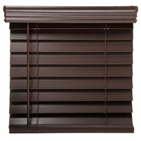 Premium Faux Wood Blind - 29.5 in. W x 48 in. L